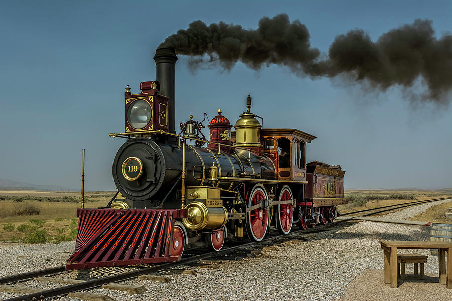 Union Pacific 119 Photograph by Enzwell Designs - Fine Art America