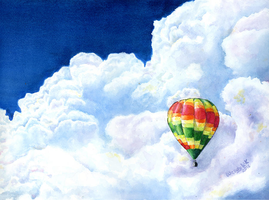 Up and Away Painting by Wendy Keeney-Kennicutt