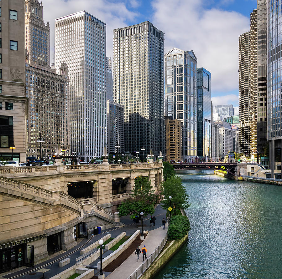 Up the Chicago River Photograph by David Lockwood - Fine Art America