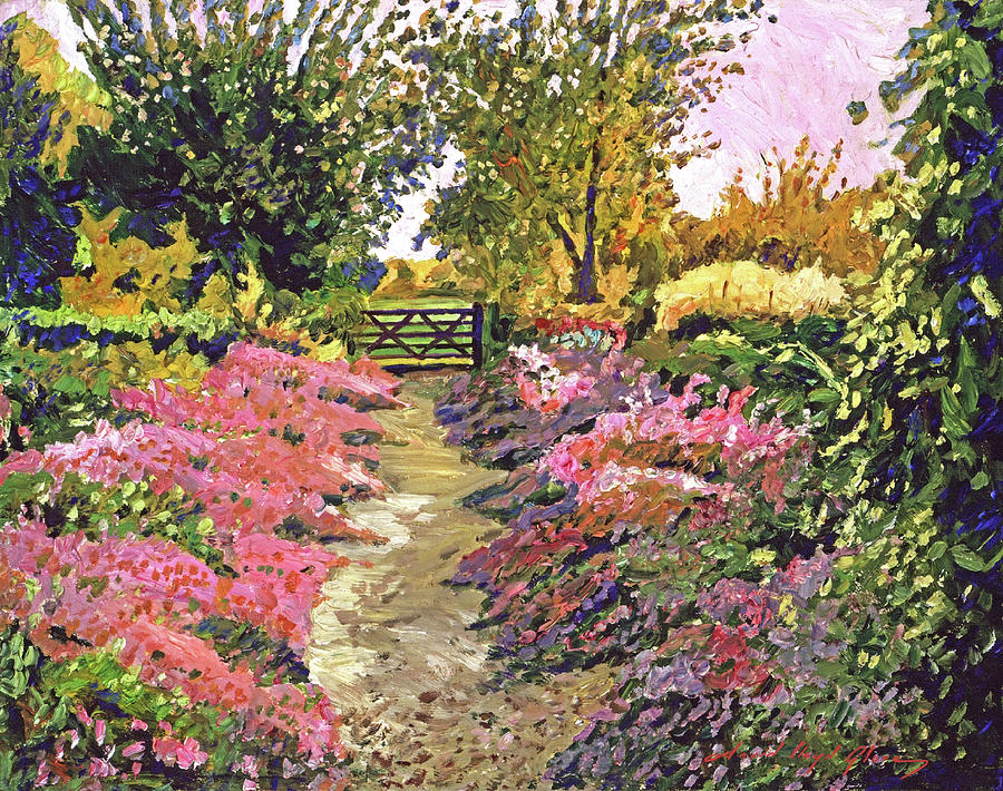 Up To The Garden Gate Painting by David Lloyd Glover