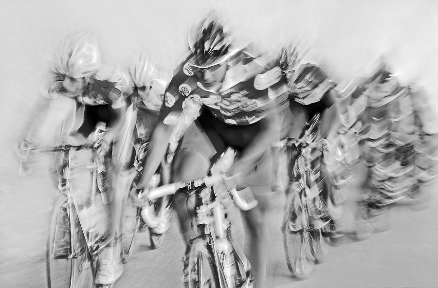 Cycling Photograph - Uphill by Lou Urlings