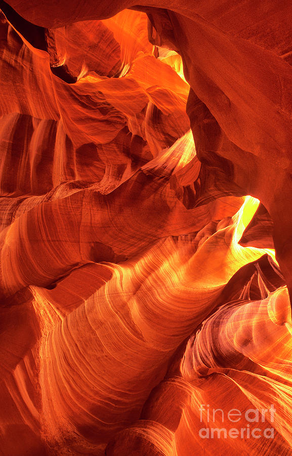 Upper Antelope Abstract Slot Canyon Arizona Photograph by Dave Welling