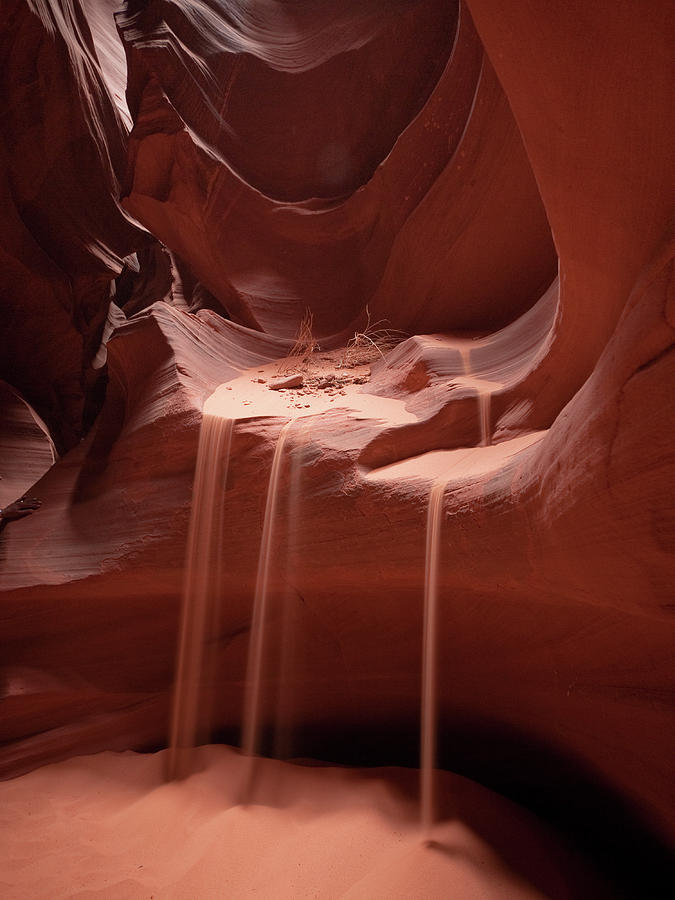 Upper Antelope Slot Canyon Sand Photograph by Photography By Graham Gibson