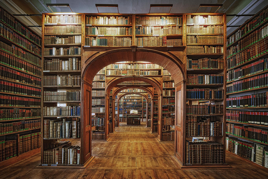 Book Photograph - Upper Lausitzian Library Of Sciences by Patrick Aurednik