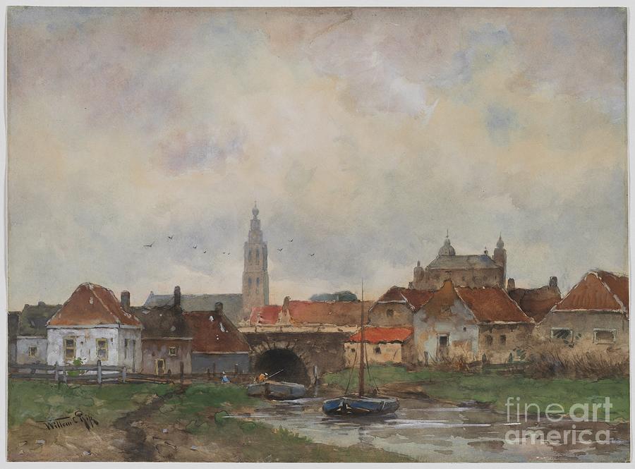 Upper Lock At Steenbergen Drawing by Heritage Images