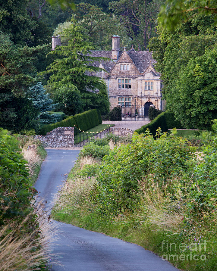 Upper Slaughter Manor House - Cotswolds England Photograph by Brian Jannsen