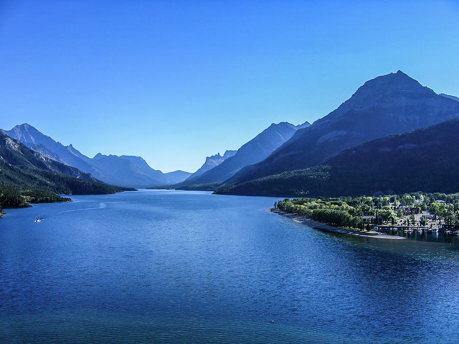 Upper Waterton Lake Photograph by Ginger Stein