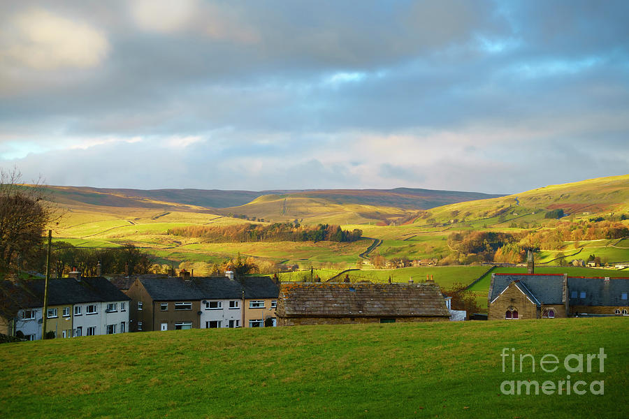 Upper Wensleydale from Hawes in Yorkshire Dales National Park Photograph by Louise Heusinkveld