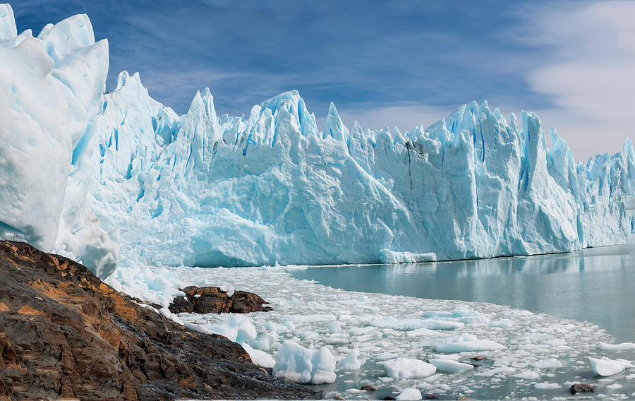 Nature Photograph - Upsala Glacier by Michael Leggero