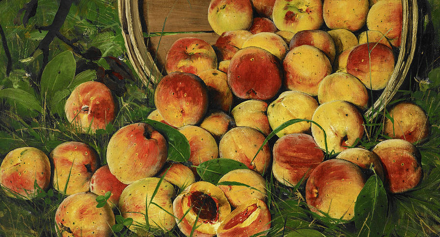 Peach Painting - Upset, 1884 by Joseph Decker