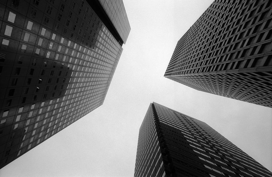 Upward View Of Shinjuku Skyscraper Photograph by Huzu1959
