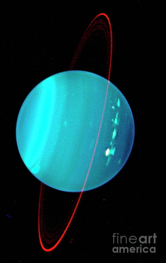 Uranus Photograph by California Association For Research In Astronomy/science Photo Library