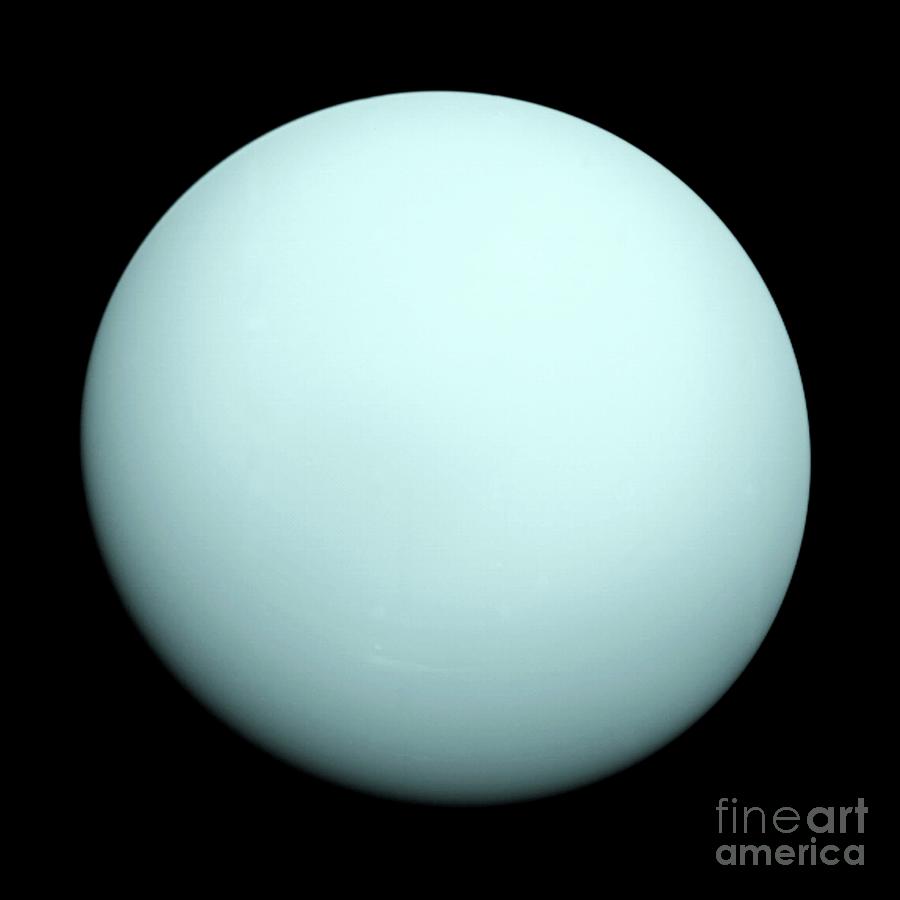 Uranus Photograph by Nasa/jpl-caltech/science Photo Library