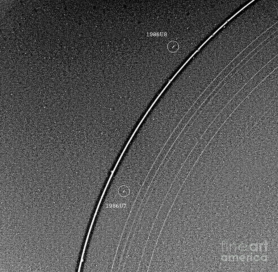 Uranus Rings And Moons Photograph by Nasa/science Photo Library