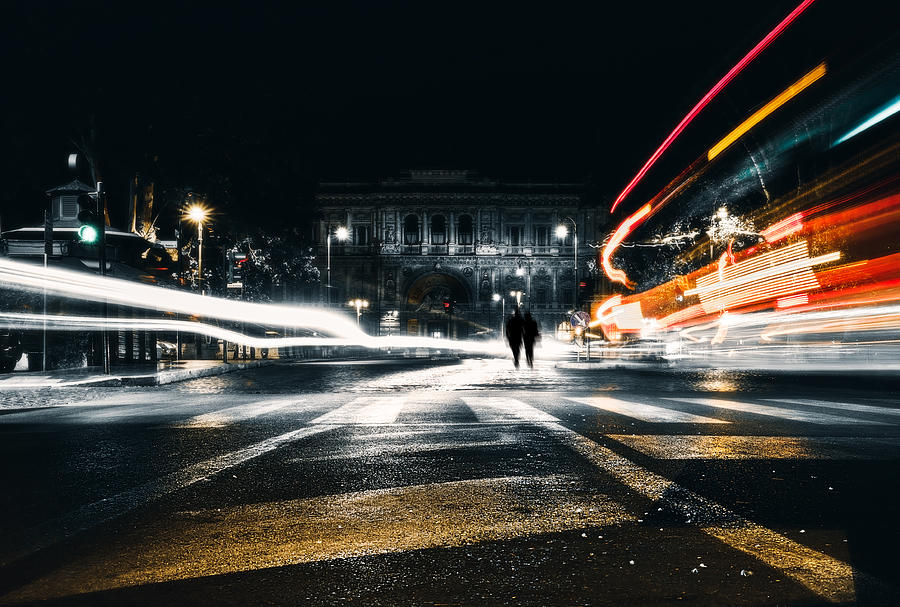 Urban Lights Photograph by Massimiliano Mancini