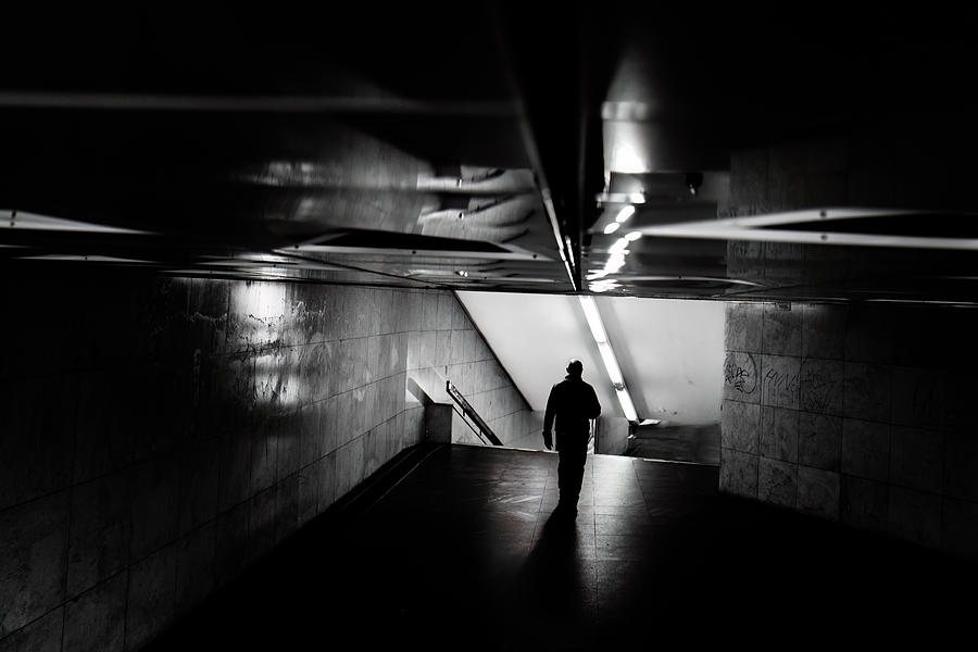 Urban Loneliness Photograph by Bruno Lavi