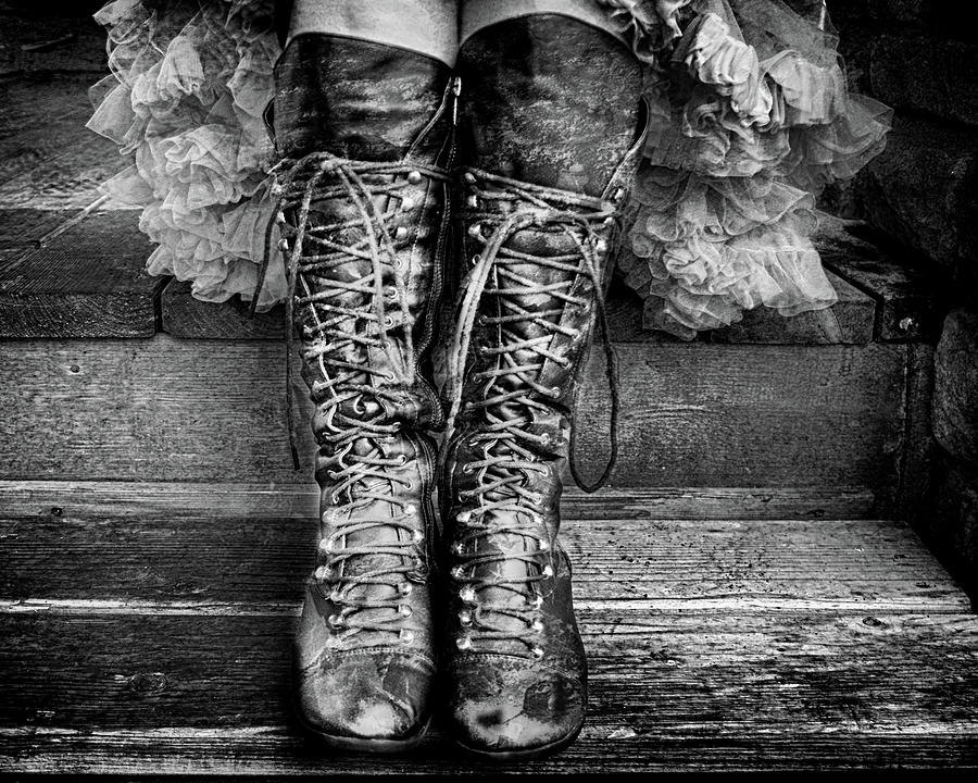 powder puff boots