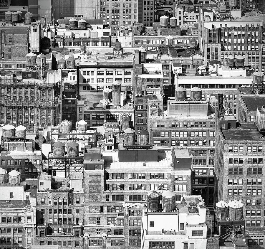 Urban Rooftops Photograph by Jennifer L. Young