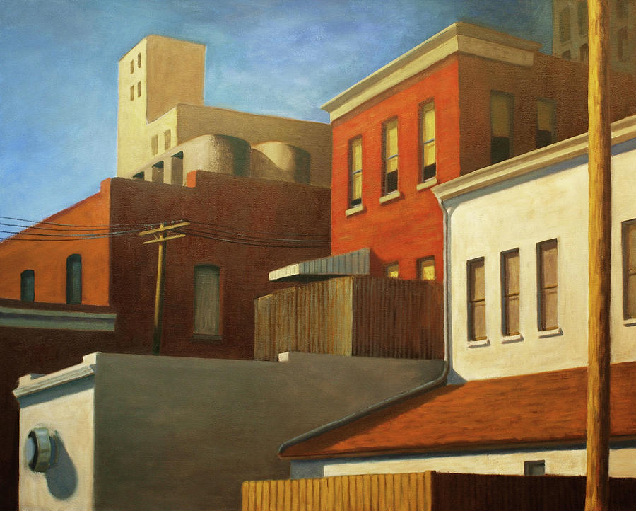 Urban Sentinels Painting by Christopher Brennan