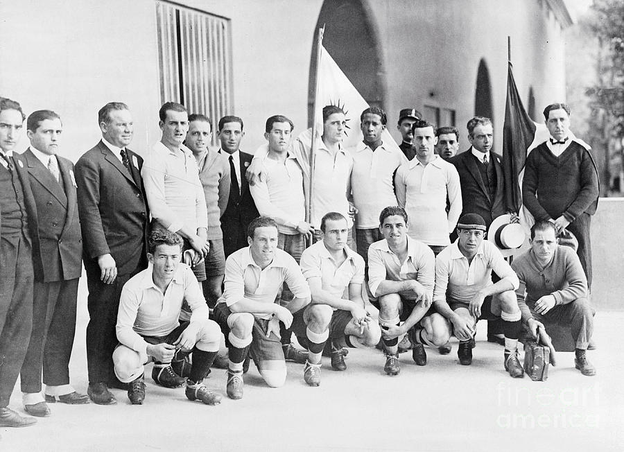 Uruguay Soccer Team In 1924 Photograph by Bettmann