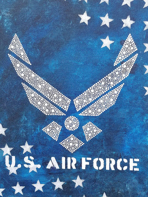 US Airforce Painting by Kristin Mcdonnel - Fine Art America