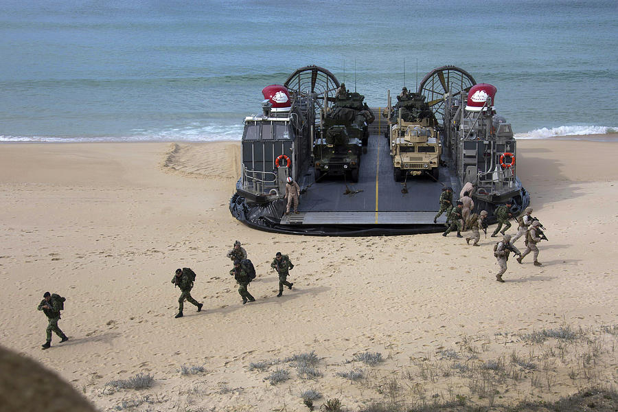 U.s. And Portuguese Marines Disembark Photograph by Stocktrek Images