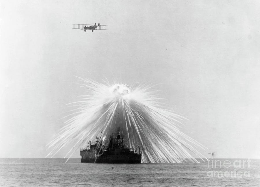 Us Army Aerial Bombing Practice Photograph by Science Photo Library Us Army Aerial Bombing Practice Photograph by Science Photo Library