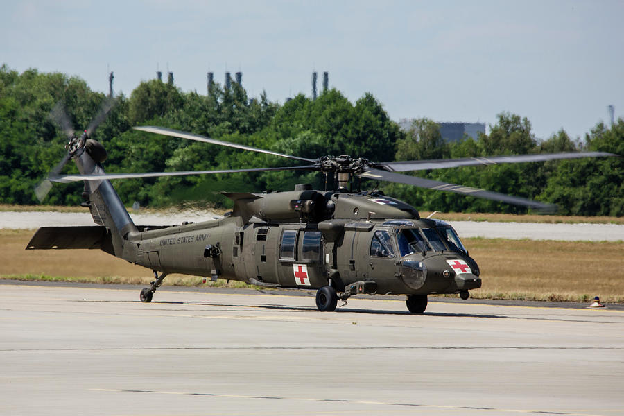 U.s. Army Hh-60m Medevac Helicopter Photograph by Timm Ziegenthaler