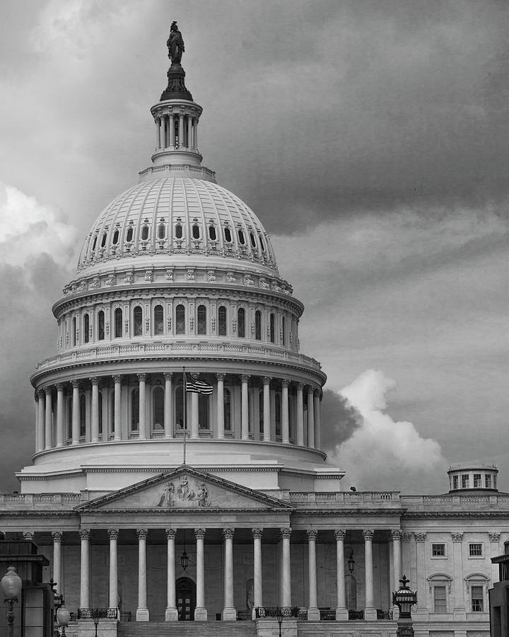 US Capital Black and White Photograph by Anthony Cooper - Fine Art America