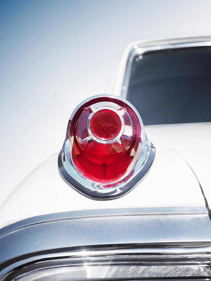 Abstract Photograph - Us Classic Car 1962 Monterey Taillight by Beate Gube
