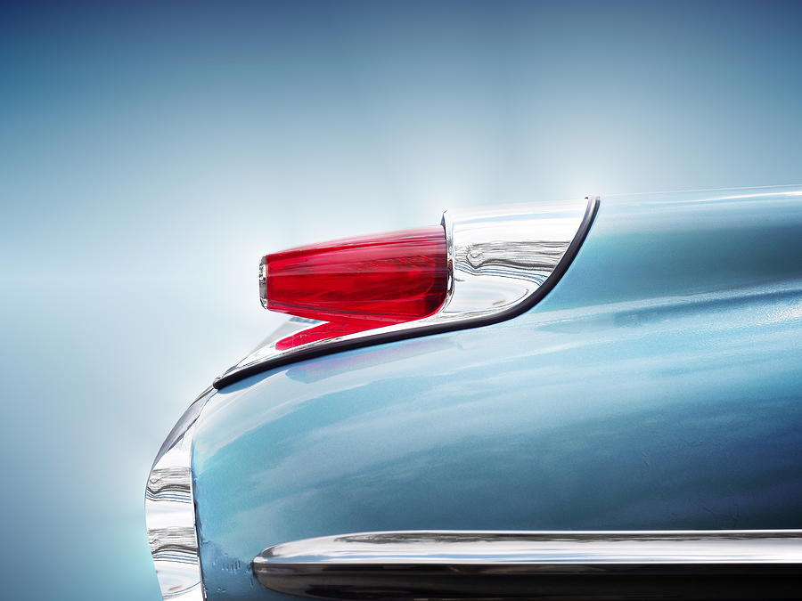 Us Classic Car Monterey 1962 Taillight Photograph by Beate Gube