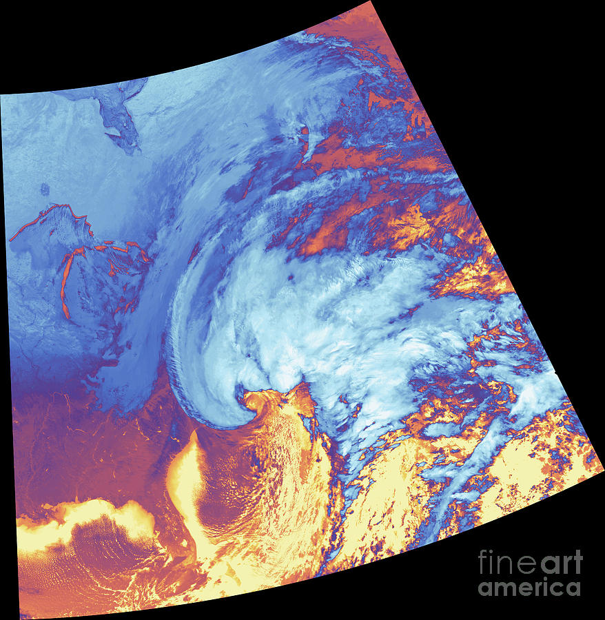 Us East Coast Bomb Cyclone Photograph By Nasa/science Photo Library ...