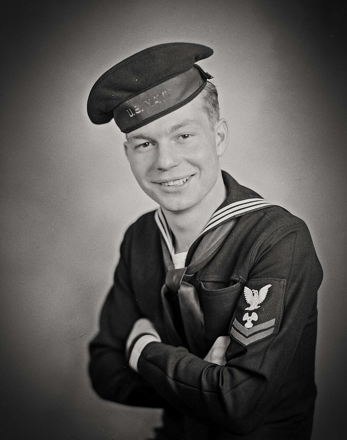 Us Navy Sailor 1945 2 Painting