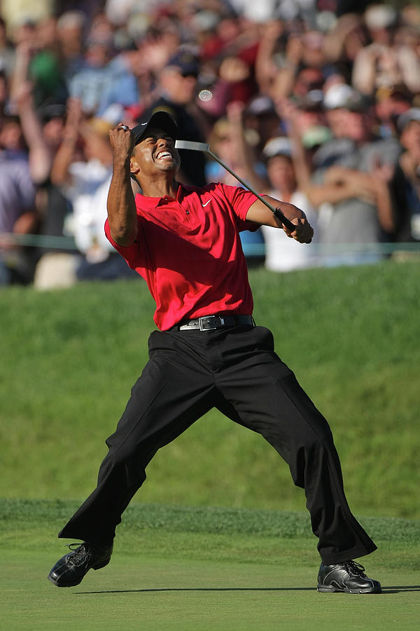 Tiger Woods Photograph - U.s. Open Championship - Final Round by Doug Pensinger