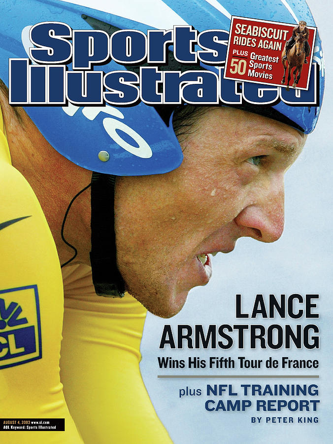 Us Postal Service Team Lance Armstrong, 2003 Tour De France Sports Illustrated Cover Photograph by Sports Illustrated