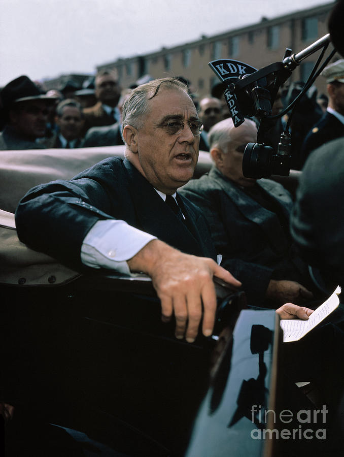 Us President Franklin Delano Roosevelt Photograph by Bettmann