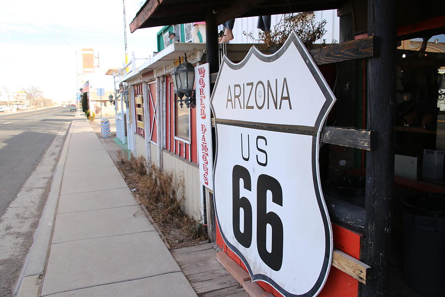 US Route 66 Arizona Style Photograph by Laura Smith