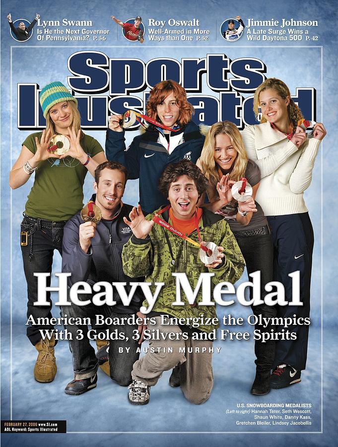 Us Snowboarding Medalists, 2006 Winter Olympics Sports Illustrated Cover Photograph by Sports Illustrated