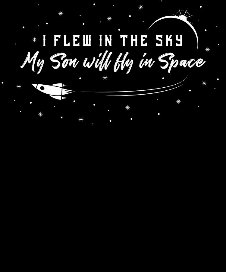 Nasa Digital Art - Us Space Force For Veteran Pilot Mom Dad Parents Dark by Nikita Goel Nasa Digital Art - Us Space Force For Veteran Pilot Mom Dad Parents Dark by Nikita Goel
