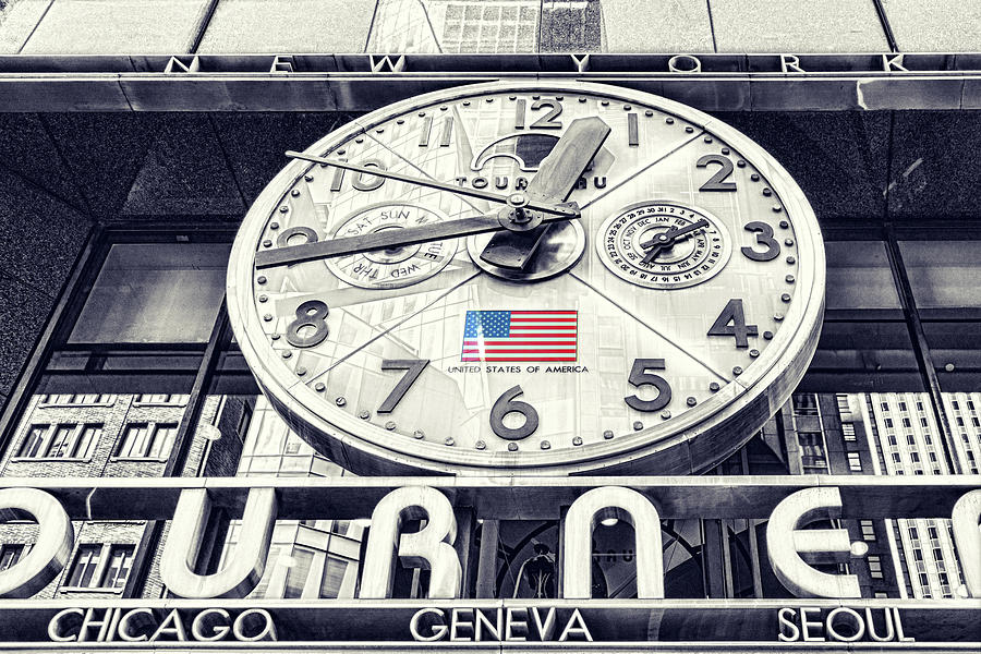 US Time Photograph by Sharon Popek