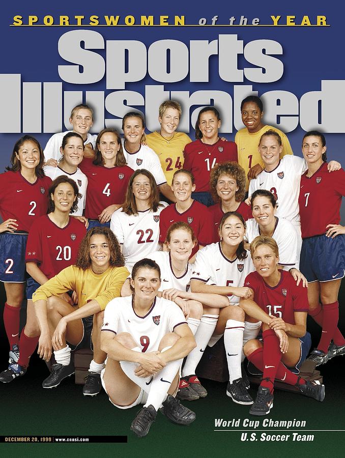 Us Womens National Soccer Team, 1999 Sportswomen Of The Year Sports Illustrated Cover Photograph by Sports Illustrated