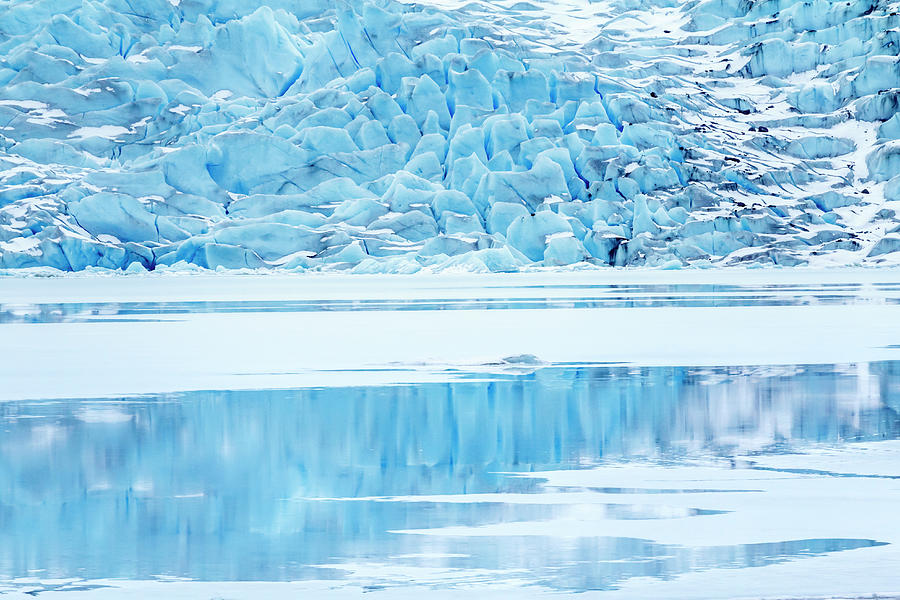 Landscape Photograph - USA, Alaska Mendenhall Glacier Meets by Margaret Gaines