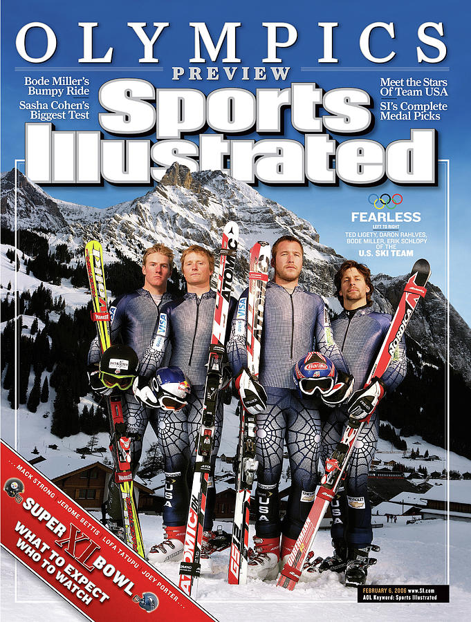 Usa Alpine Ski Team, 2006 Turin Olympic Games Preview Sports Illustrated Cover Photograph by Sports Illustrated
