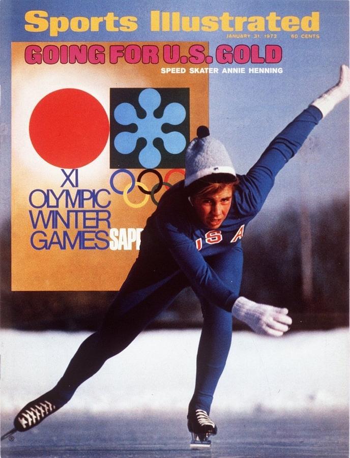 Usa Anne Henning, 1972 Sapporo Olympic Games Preview Sports Illustrated Cover Photograph by Sports Illustrated