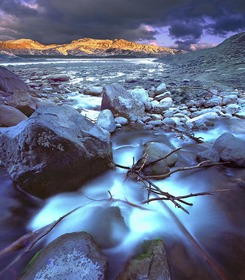 Usa, Arizona, Iceland, Rocky Stream Photograph by Ed Freeman