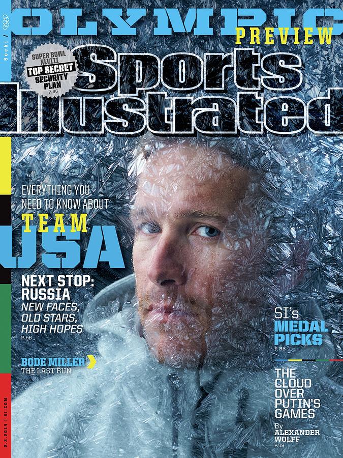 Usa Bode Miller, 2014 Sochi Olympic Games Preview Issue Sports Illustrated Cover Photograph by Sports Illustrated