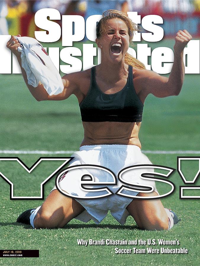 Usa Brandi Chastain, 1999 Womens World Cup Final Sports Illustrated Cover Photograph by Sports Illustrated