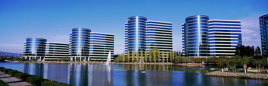 Architecture Photograph - Usa, California, Silicon Valley, Oracle by Panoramic Images