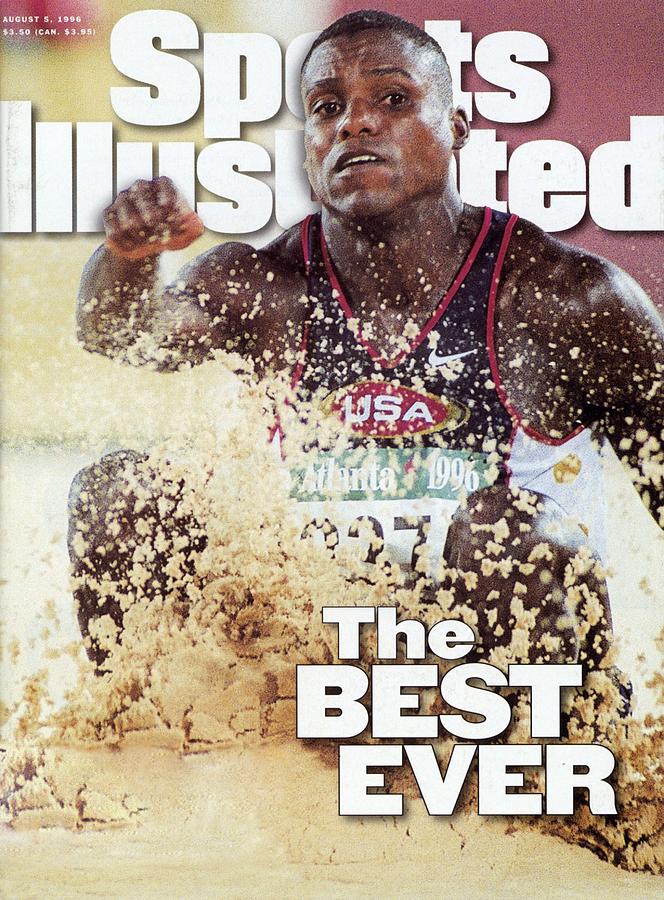 Usa Carl Lewis, 1996 Summer Olympics Sports Illustrated Cover Photograph by Sports Illustrated