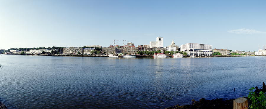 Usa, Georgia, Savannah, Savannah River Photograph by Jerry Driendl